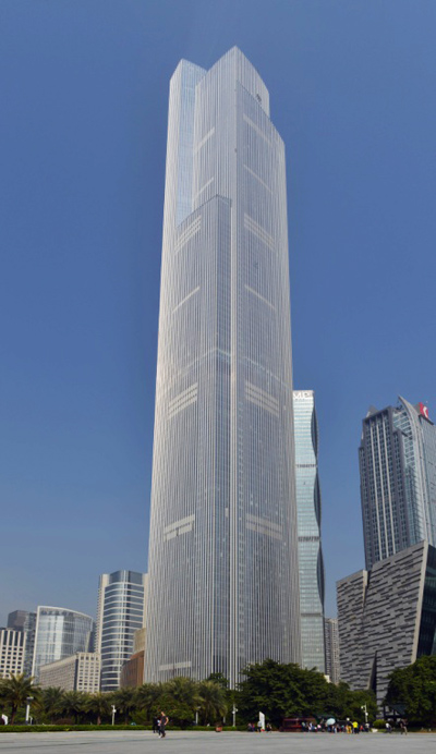 圖片：廣州周大福金融中心外觀